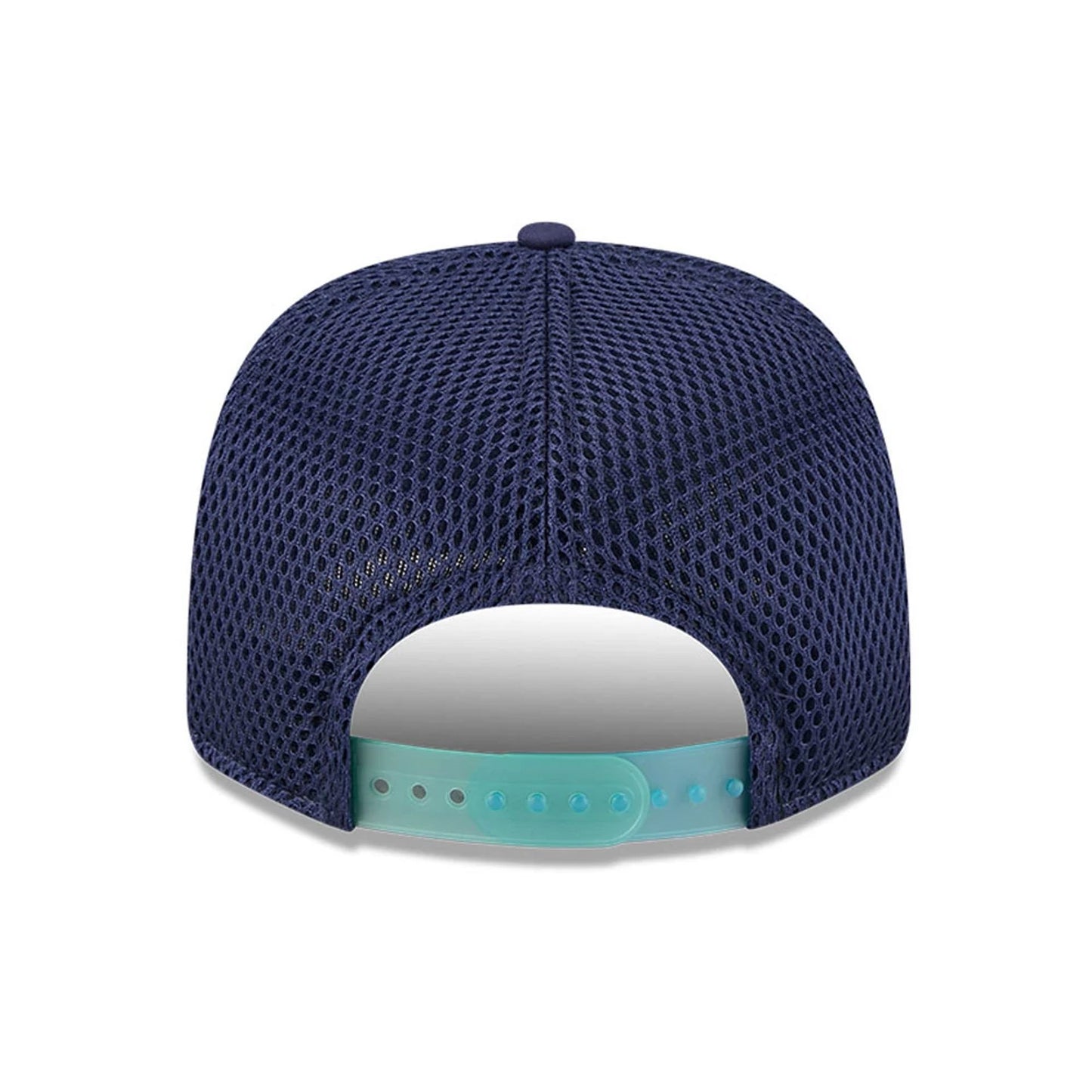 This is a MoneyGram Haas Formula 1 Oliver Bearman Vegas Race Special Navy 9SEVENTY Stretch Snap Adjustable Cap 4