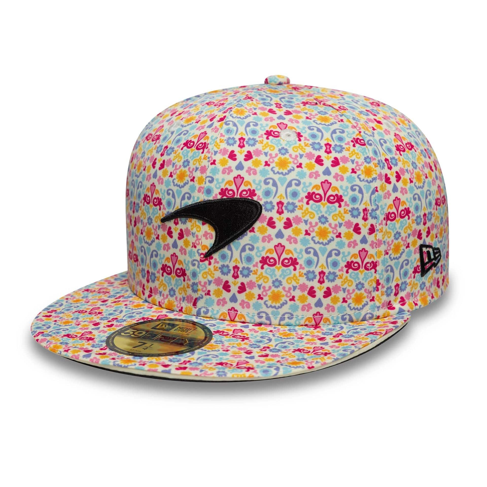 This is a McLaren Racing Mexico Race Special All Over Print 59FIFTY Fitted Cap 1
