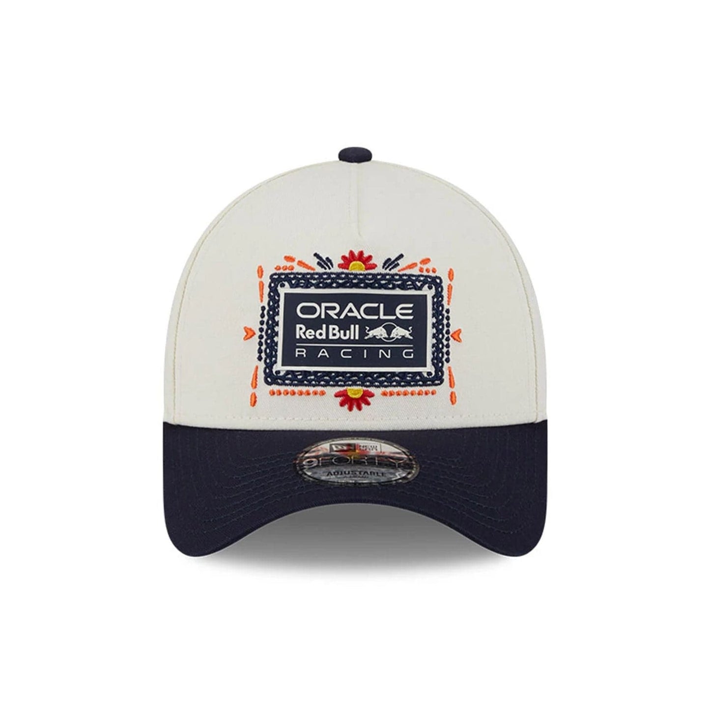 This is a Red Bull Racing Mexico Team Cream 9FORTY A-Frame Adjustable Cap 2