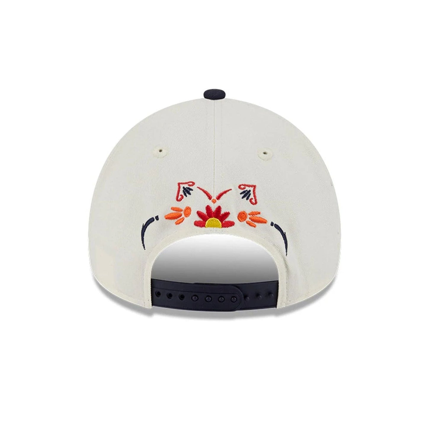 This is a Red Bull Racing Mexico Team Cream 9FORTY A-Frame Adjustable Cap 4