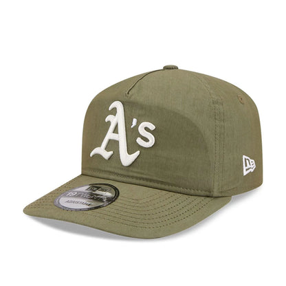 This is a Athletics MLB Nylon Open Green 19TWENTY Adjustable Cap 1