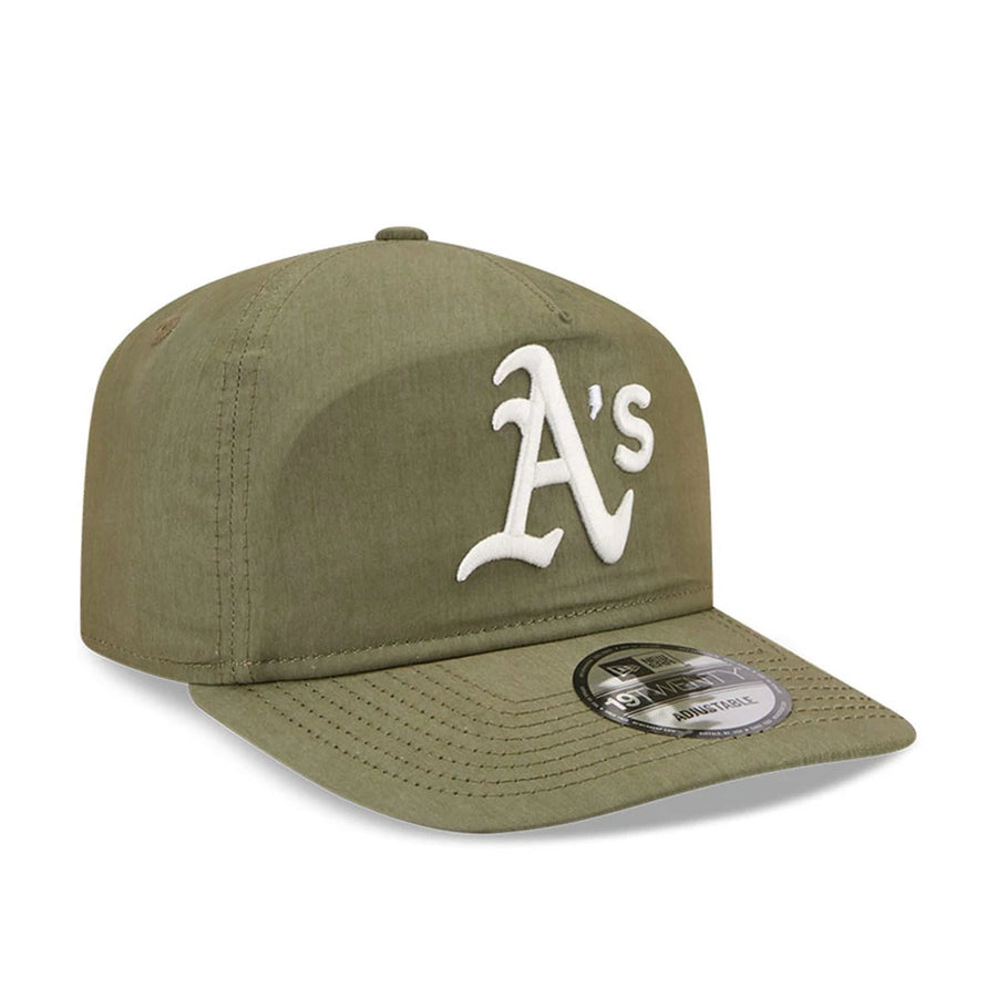 This is a Athletics MLB Nylon Open Green 19TWENTY Adjustable Cap 4
