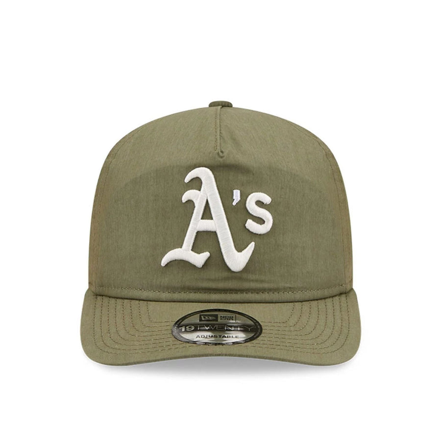 This is a Athletics MLB Nylon Open Green 19TWENTY Adjustable Cap 3