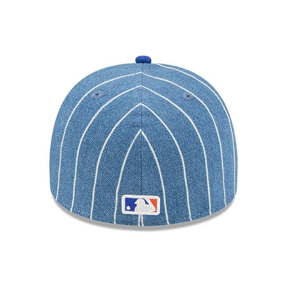 This is a New York Mets MLB Parallel Blue 59FIFTY A-Frame Fitted Cap 7