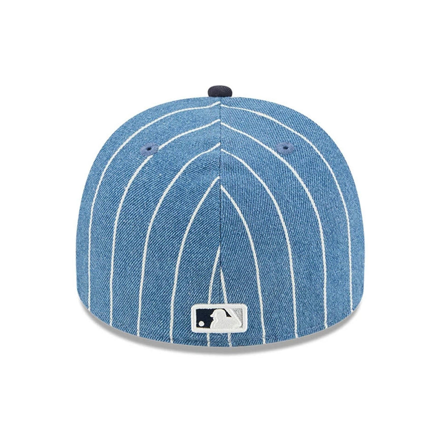 This is a New York Yankees MLB Parallel Navy 59FIFTY A-Frame Fitted Cap 7