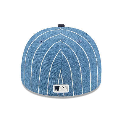 This is a New York Yankees MLB Parallel Navy 59FIFTY A-Frame Fitted Cap 7