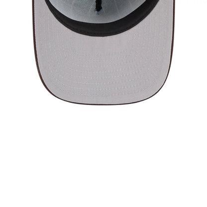 This is a San Diego Padres MLB Parallel Dark Brown 59FIFTY A-Frame Fitted Cap 2