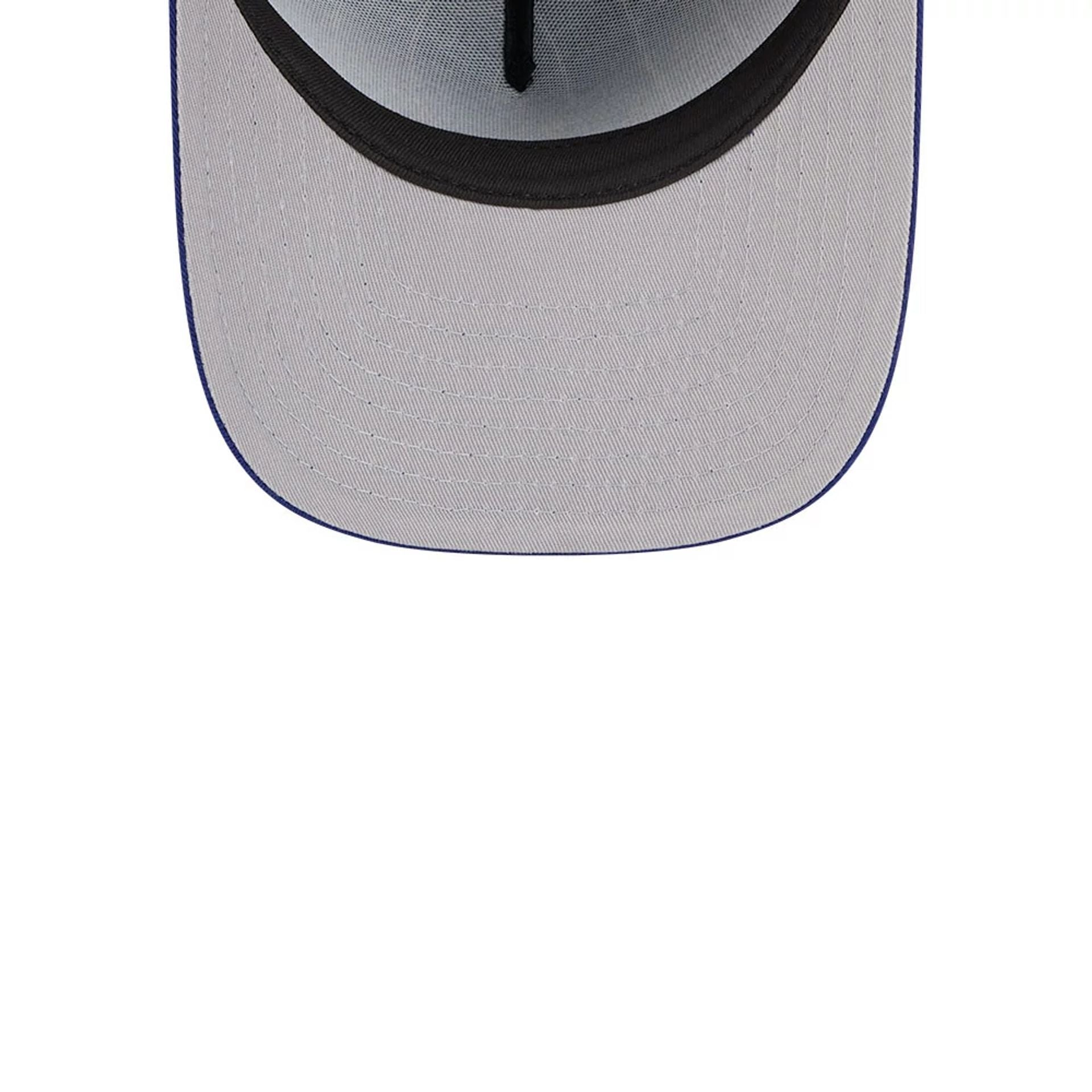 This is a LA Dodgers MLB Parallel Dark Blue 59FIFTY A-Frame Fitted Cap 2