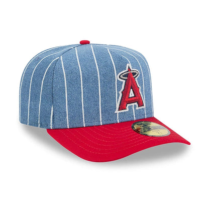 This is a LA Angels MLB Parallel Red 59FIFTY A-Frame Fitted Cap 3