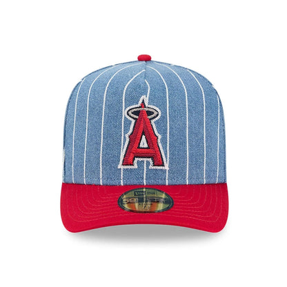 This is a LA Angels MLB Parallel Red 59FIFTY A-Frame Fitted Cap 4