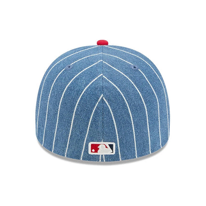 This is a LA Angels MLB Parallel Red 59FIFTY A-Frame Fitted Cap 5