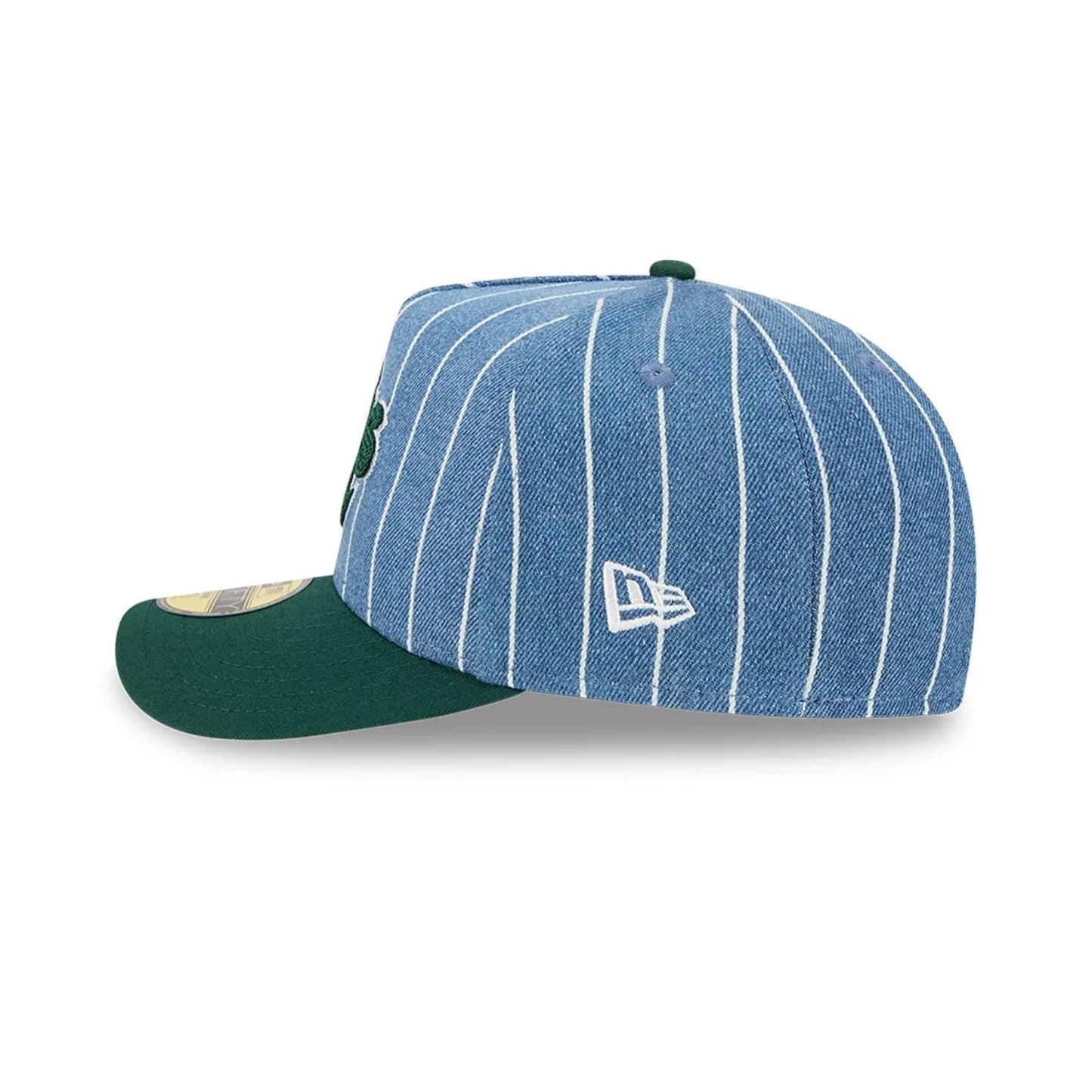 This is a Athletics MLB Parallel Dark Green 59FIFTY A-Frame Fitted Cap 6