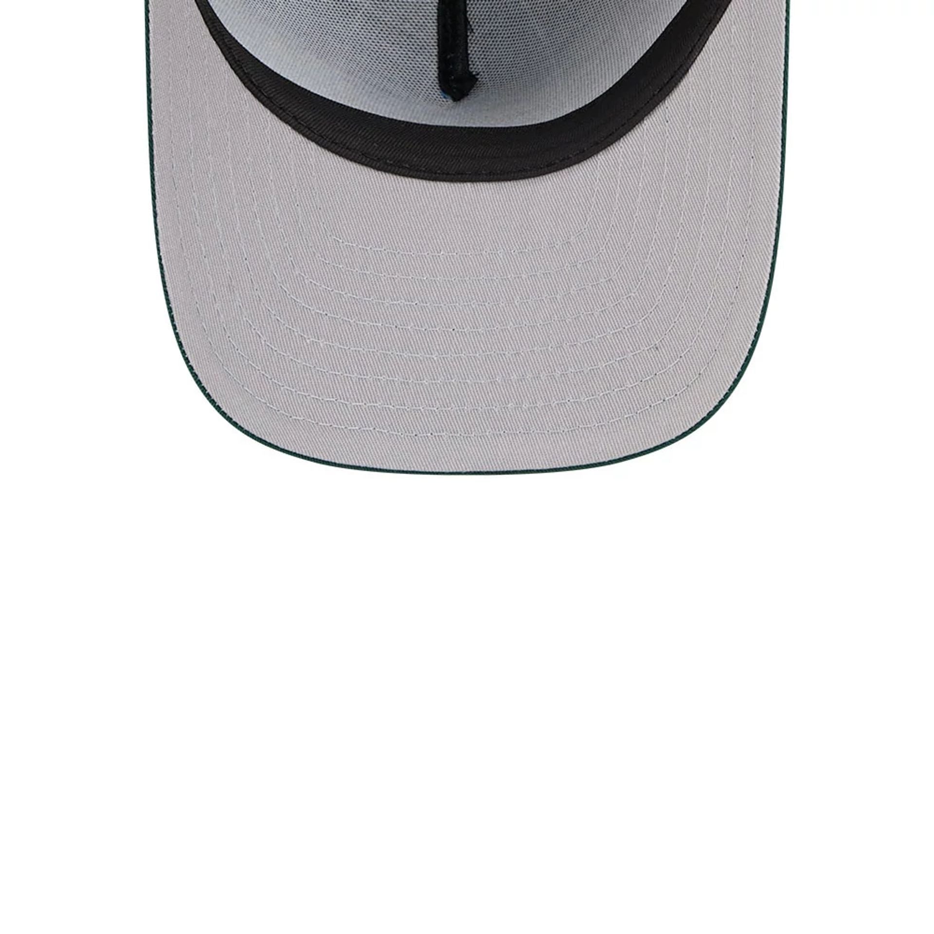 This is a Athletics MLB Parallel Dark Green 59FIFTY A-Frame Fitted Cap 2