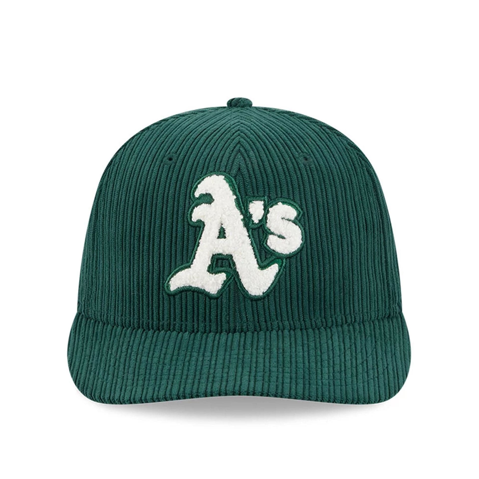 This is a Athletics MLB Chenille Pop Dark Green 59FIFTY Fitted Cap 3