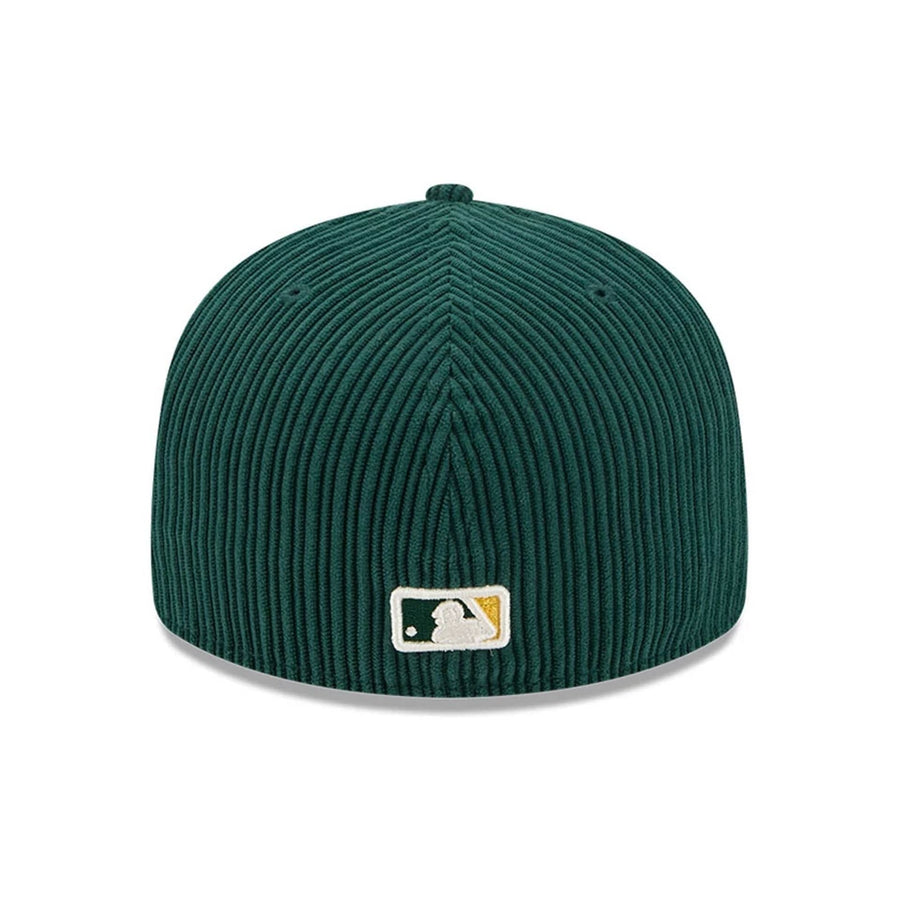 This is a Athletics MLB Chenille Pop Dark Green 59FIFTY Fitted Cap 7