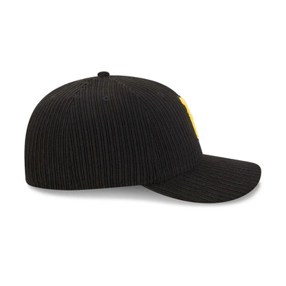 This is a Pittsburgh Pirates MLB Chenille Pop Black 59FIFTY Fitted Cap 6