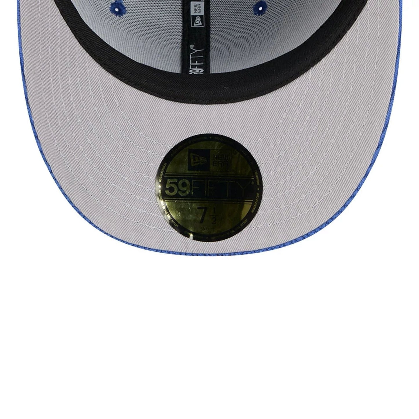 This is a LA Dodgers MLB Chenille Pop Dark Blue 59FIFTY Fitted Cap 2