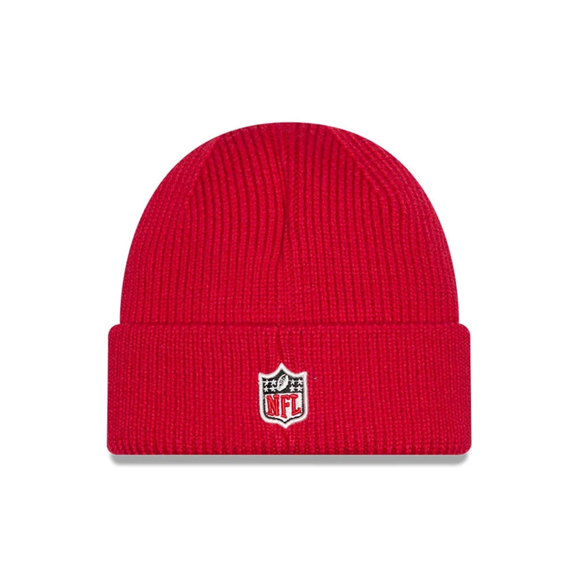 This is a Kansas City Chiefs NFL Red Skull Knit Beanie Hat 2