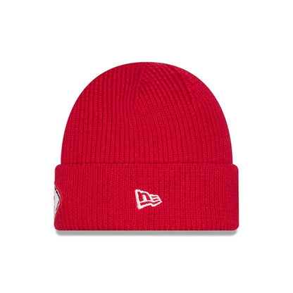 This is a Kansas City Chiefs NFL Red Skull Knit Beanie Hat 3