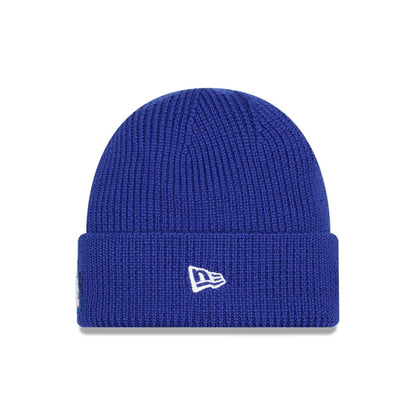 This is a LA Dodgers MLB Dark Blue Skull Knit Beanie Hat 3