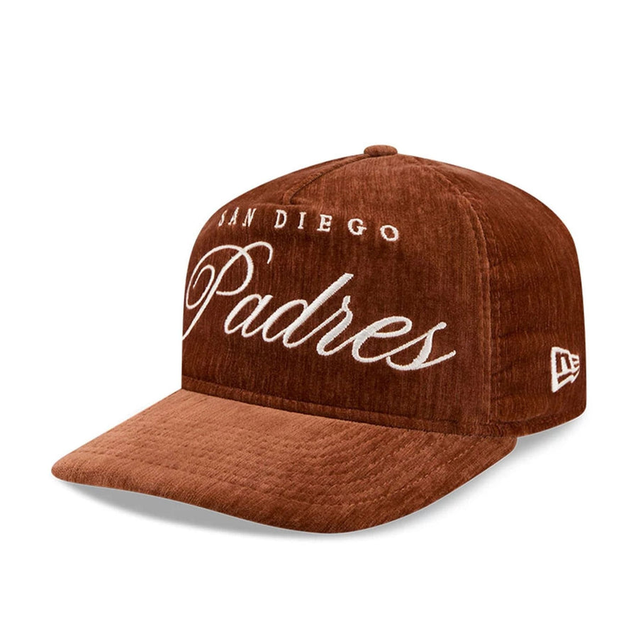 This is a San Diego Padres MLB Team Script Dark Brown 19TWENTY Adjustable Cap 7