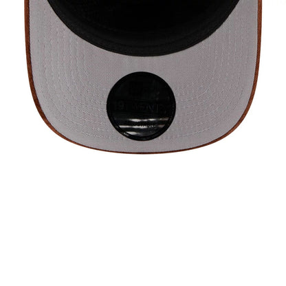 This is a San Diego Padres MLB Team Script Dark Brown 19TWENTY Adjustable Cap 6