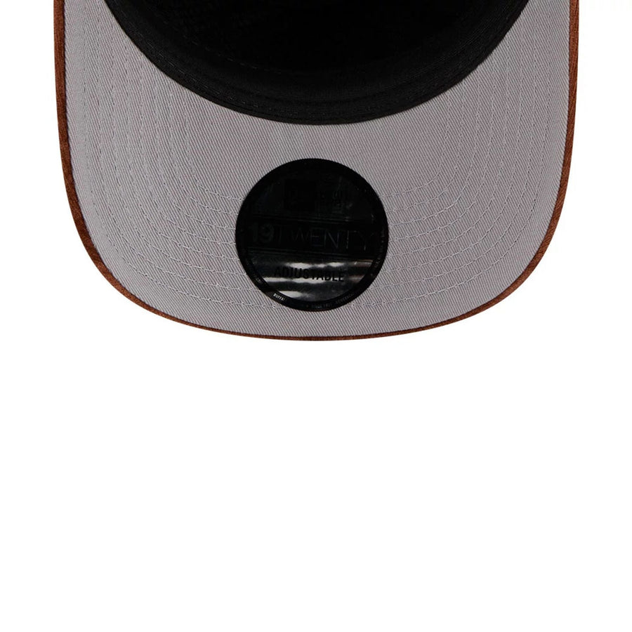 This is a San Diego Padres MLB Team Script Dark Brown 19TWENTY Adjustable Cap 6