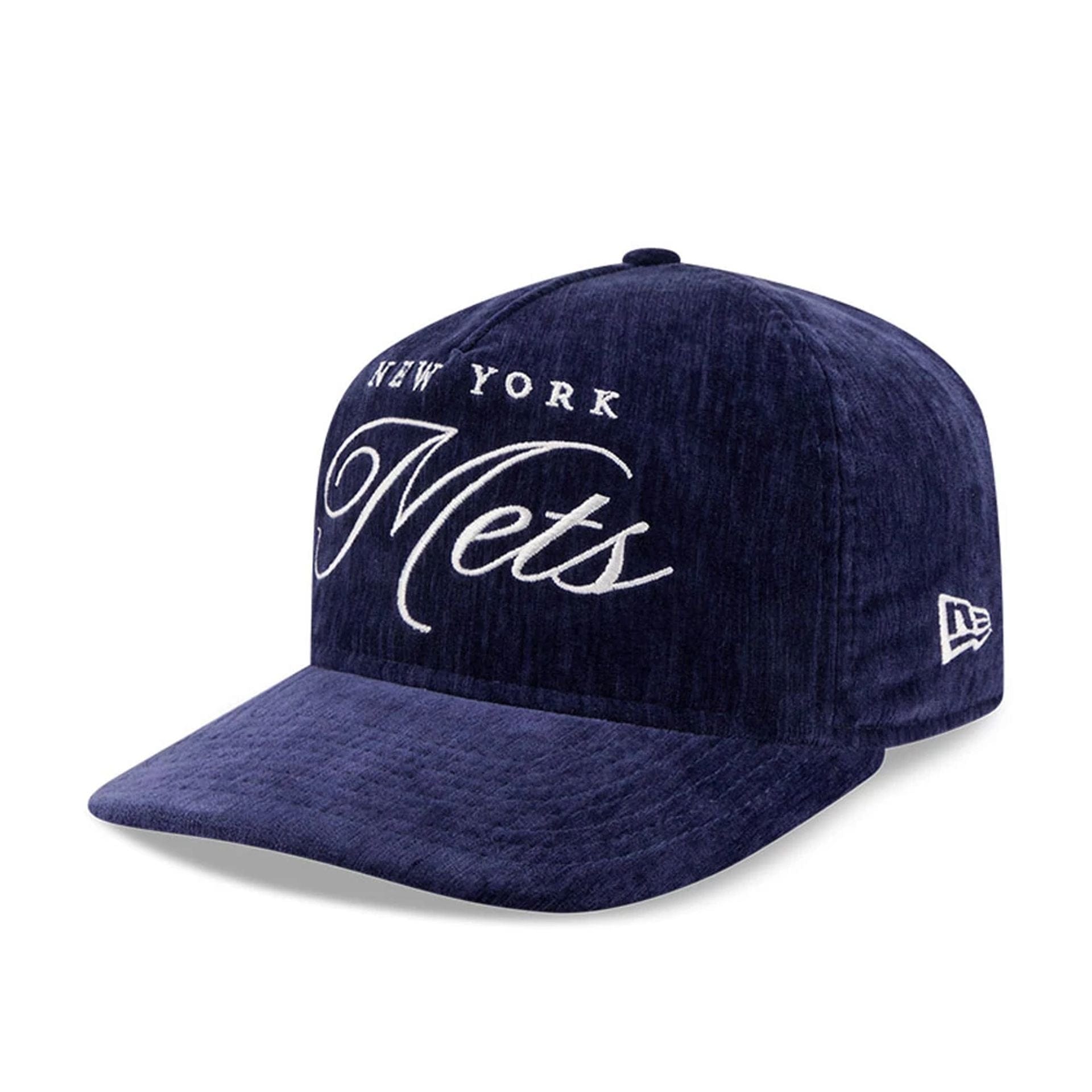This is a New York Mets MLB Team Script Blue 19TWENTY Adjustable Cap 4