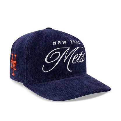 This is a New York Mets MLB Team Script Blue 19TWENTY Adjustable Cap 1