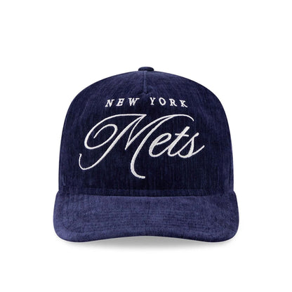 This is a New York Mets MLB Team Script Blue 19TWENTY Adjustable Cap 3