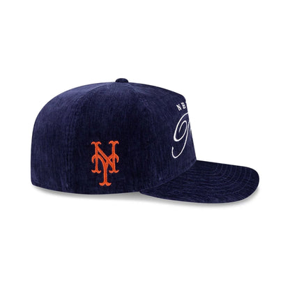 This is a New York Mets MLB Team Script Blue 19TWENTY Adjustable Cap 5
