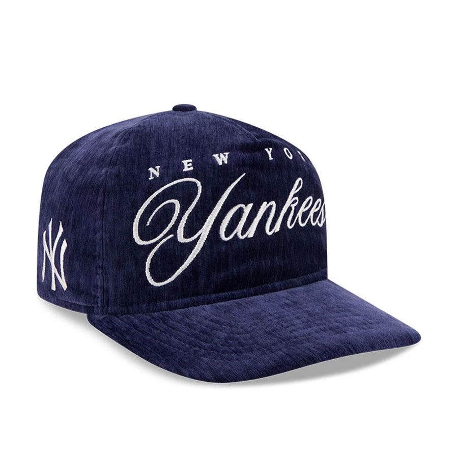 This is a New York Yankees MLB Team Script Navy 19TWENTY Adjustable Cap 1