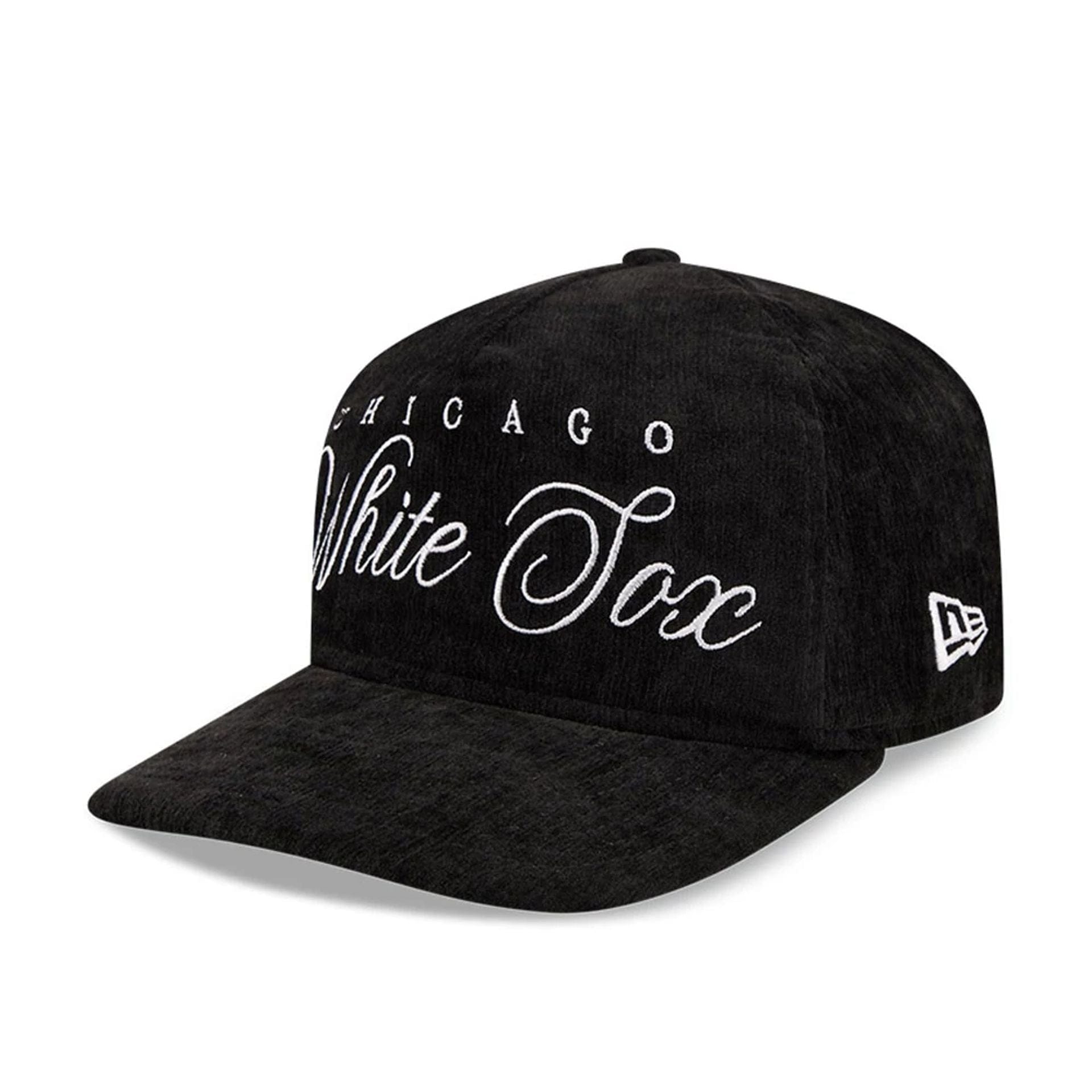 This is a Chicago White Sox MLB Team Script Black 19TWENTY Adjustable Cap 4