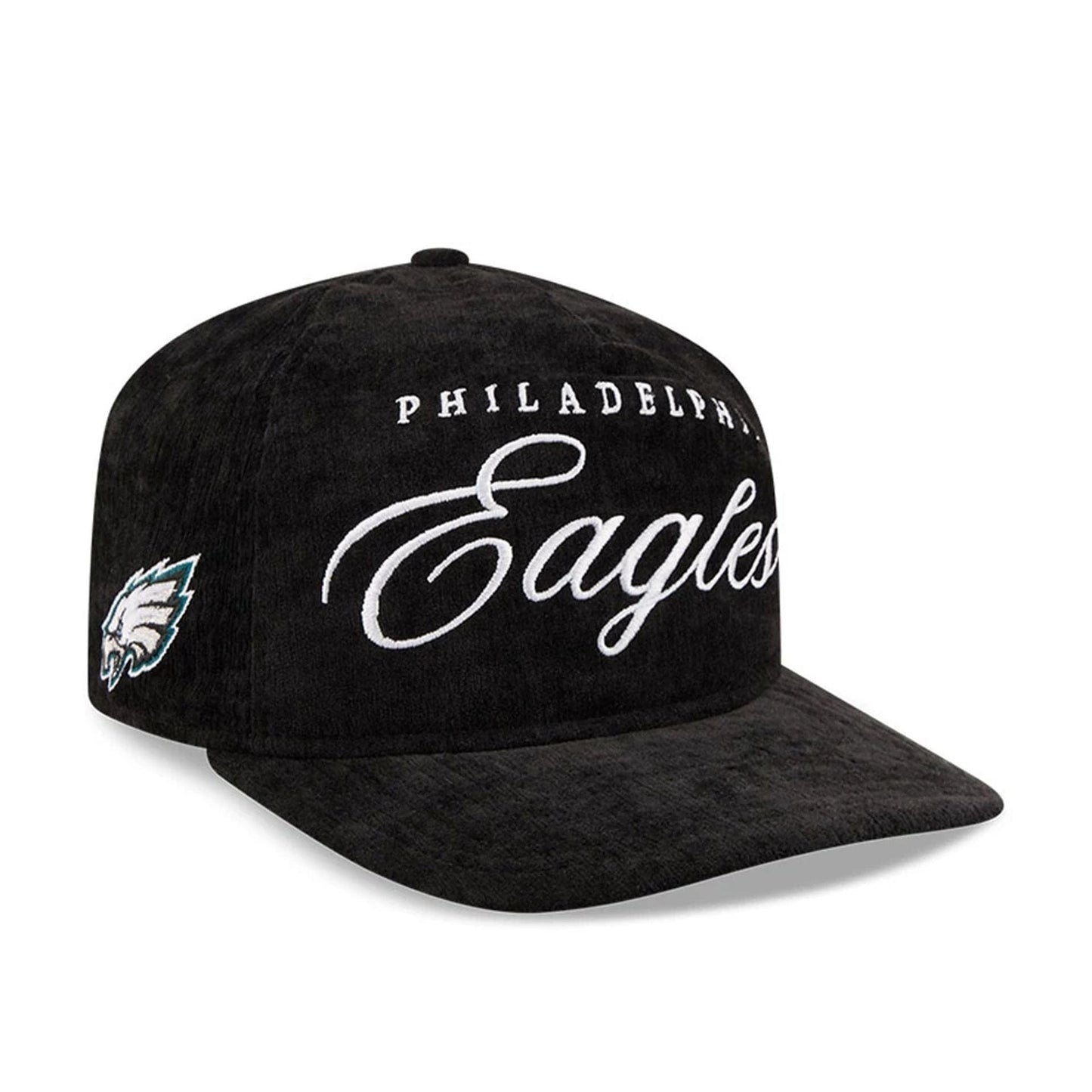 This is a Philadelphia Eagles NFL Team Script Black 19TWENTY Adjustable Cap 1