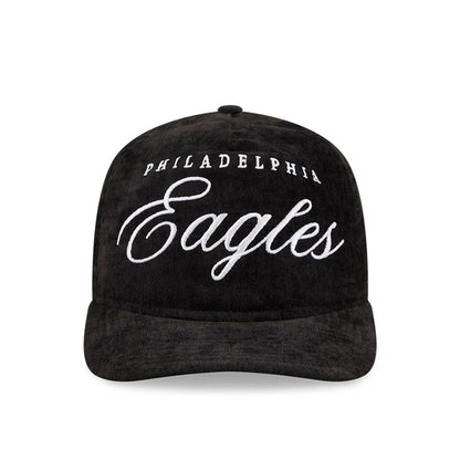 This is a Philadelphia Eagles NFL Team Script Black 19TWENTY Adjustable Cap 3
