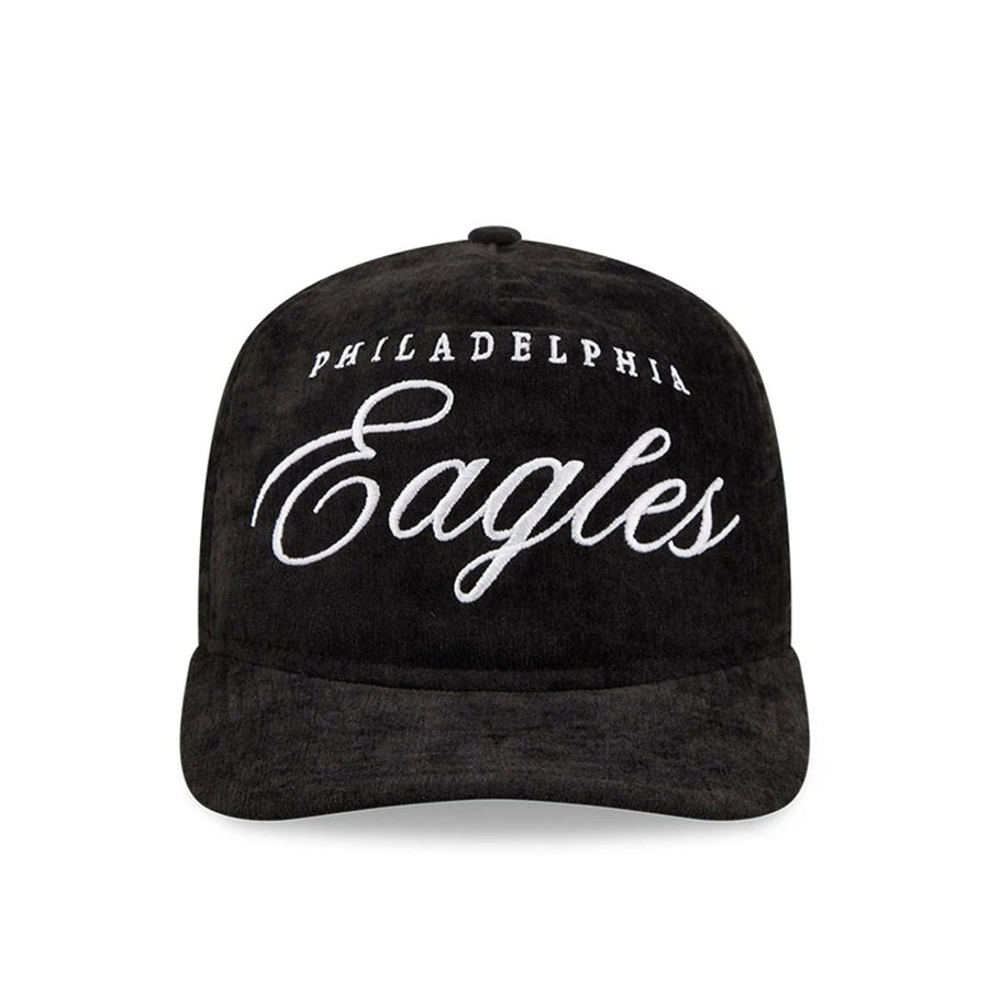 This is a Philadelphia Eagles NFL Team Script Black 19TWENTY Adjustable Cap 3