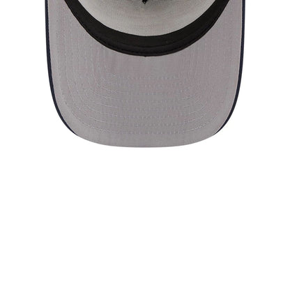 This is a Detroit Tigers MLB Arched Navy 9FIFTY A-Frame Trucker Adjustable Cap 2