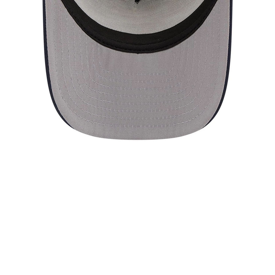 This is a Detroit Tigers MLB Arched Navy 9FIFTY A-Frame Trucker Adjustable Cap 2