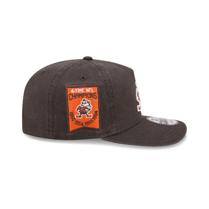 This is a Cleveland Browns NFL Championship Dark Brown 19TWENTY Adjustable Cap 5