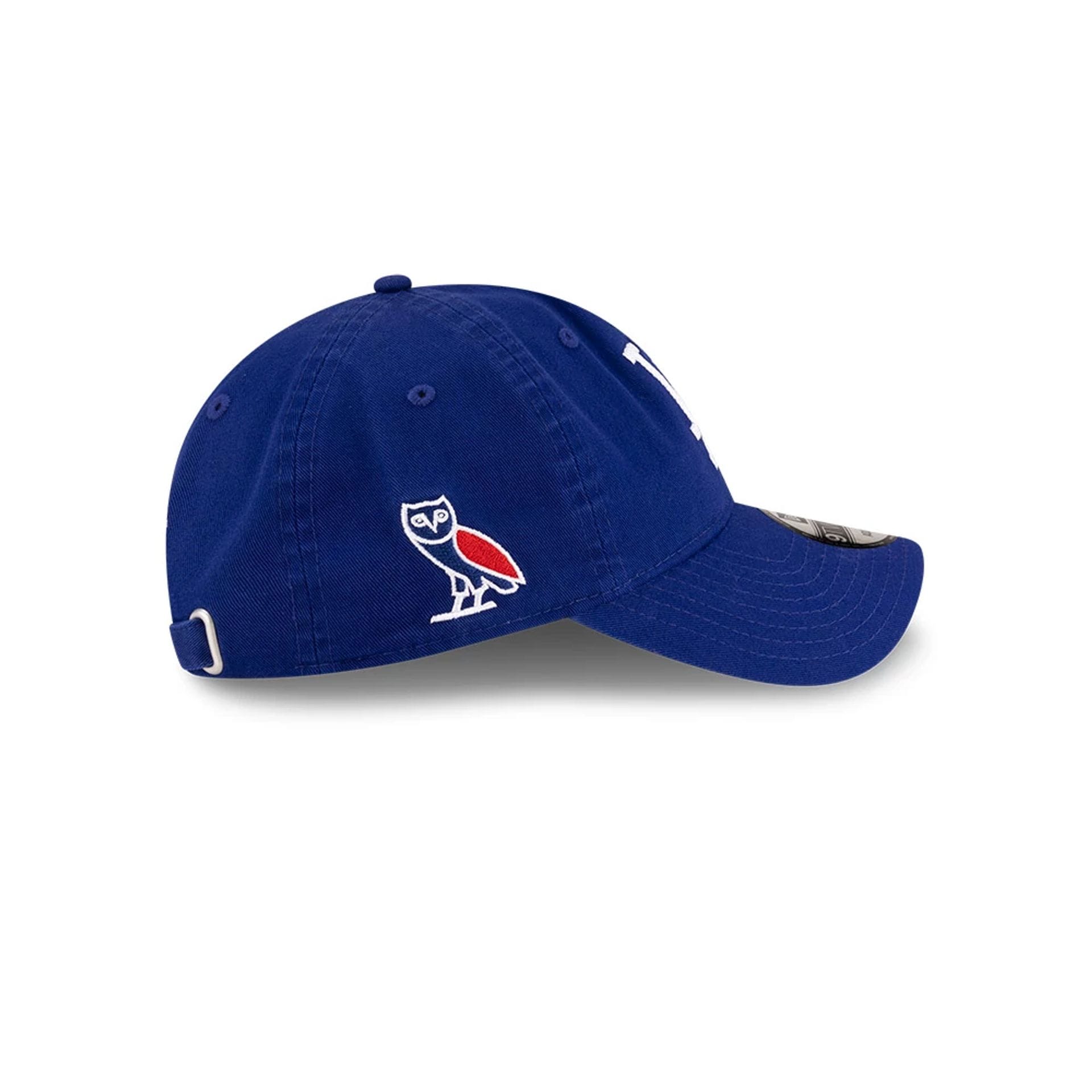 This is a LA Dodgers OVO x MLB Dark Blue 9TWENTY Adjustable Cap 5
