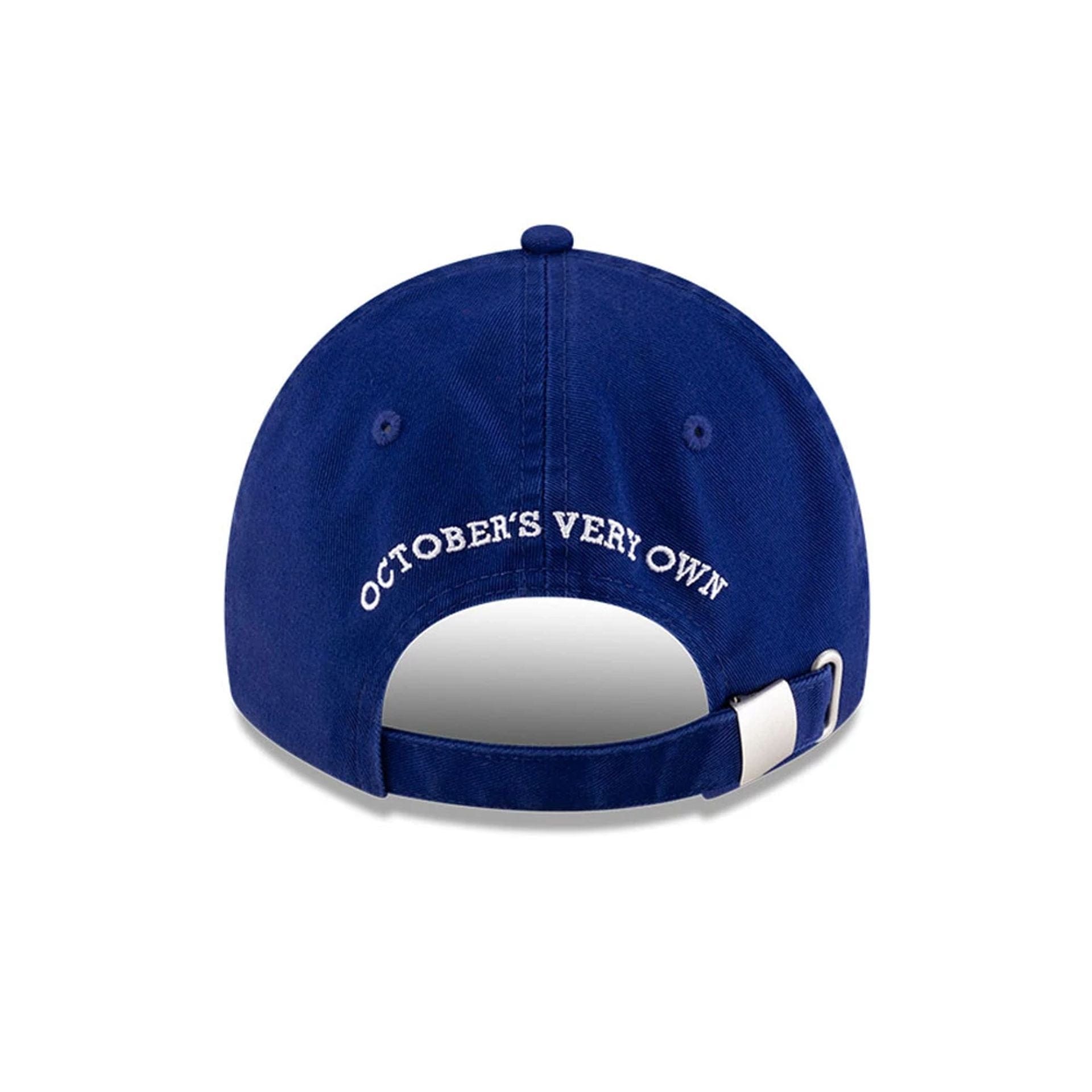 This is a LA Dodgers OVO x MLB Dark Blue 9TWENTY Adjustable Cap 7