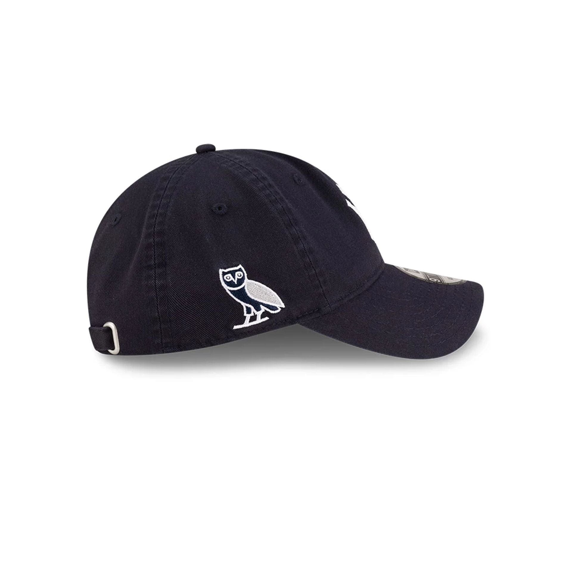 This is a New York Yankees OVO x MLB Navy 9TWENTY Adjustable Cap 5