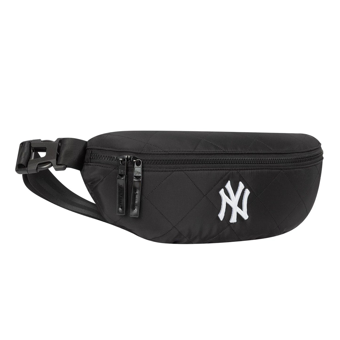 This is a New York Yankees MLB Quilted Black Waist Bag  2