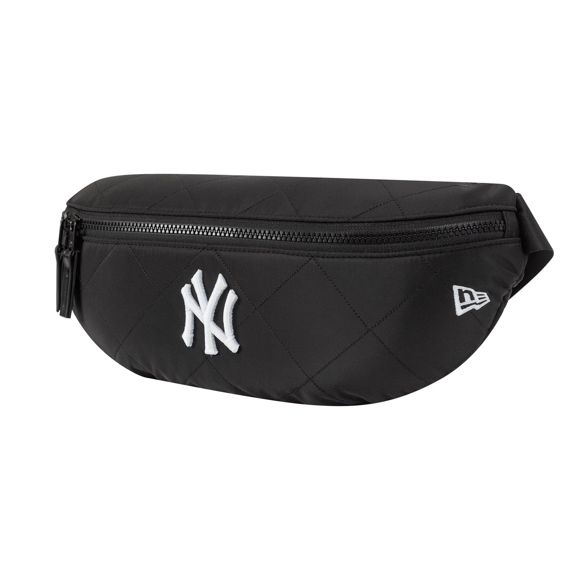 This is a New York Yankees MLB Quilted Black Waist Bag  3