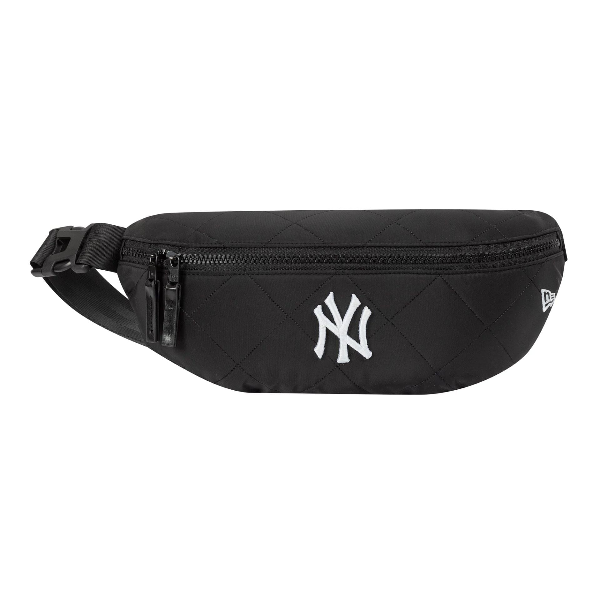 This is a New York Yankees MLB Quilted Black Waist Bag  1