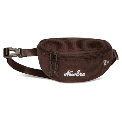 This is a  New Era Script Cord Dark Brown Waist Bag 2