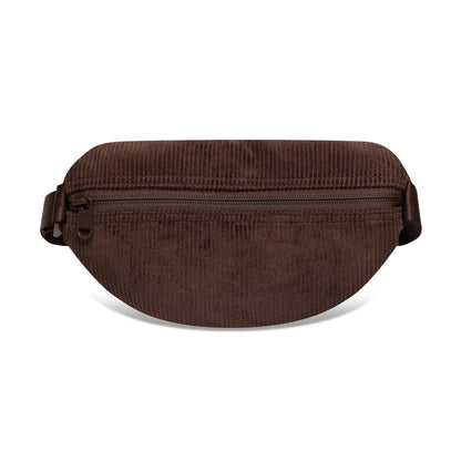 This is a  New Era Script Cord Dark Brown Waist Bag 4