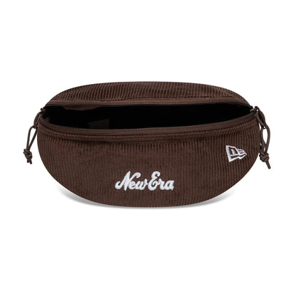 This is a  New Era Script Cord Dark Brown Waist Bag 5