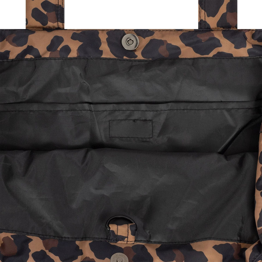 This is a New York Yankees MLB Leopard Quilted All Over Print Tote Bag  5