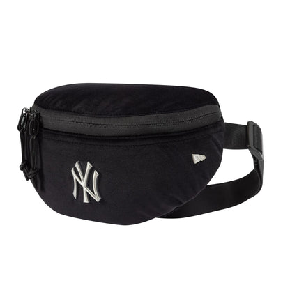 This is a New York Yankees MLB Velour Pin Black Waist Bag  3